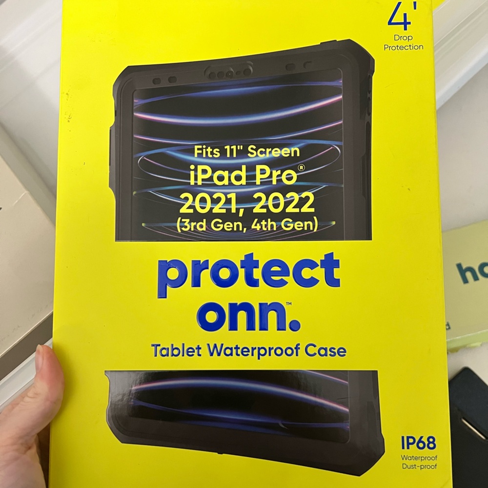 Waterproof tablet case